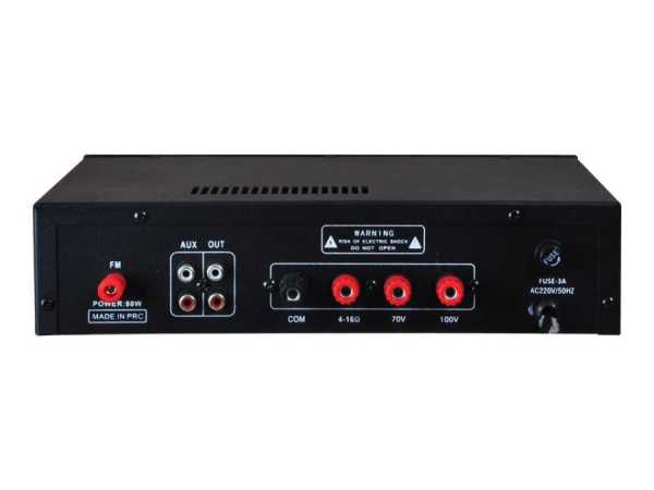 80 Watt USB/MP3 Hat Trafolu LCD Ekran Mikser Amplifier