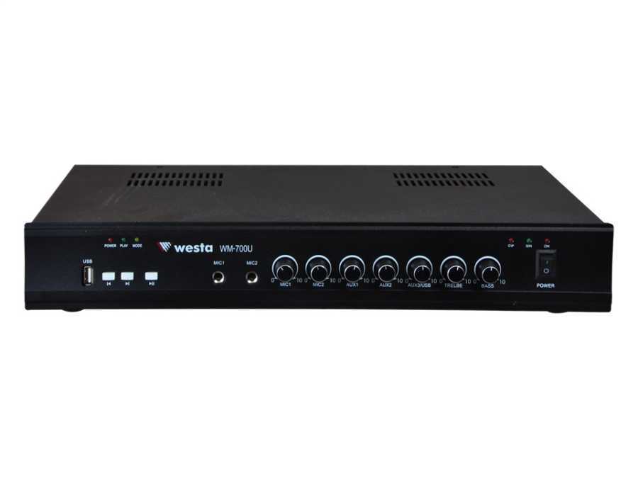 100 Watt USB/MP3 Okuyuculu Hat Trafolu Mikser Amplifier