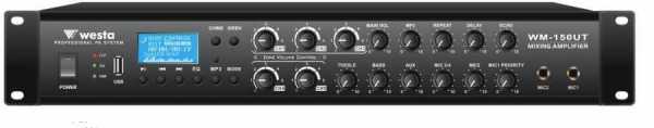 250 Watt 6 Bölge LCD Ekran Hat Trafolu Amplifier