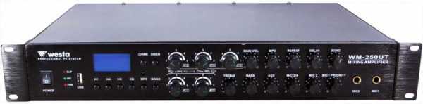 350 Watt 6 Bölge LCD Ekran Hat Trafolu Amplifier
