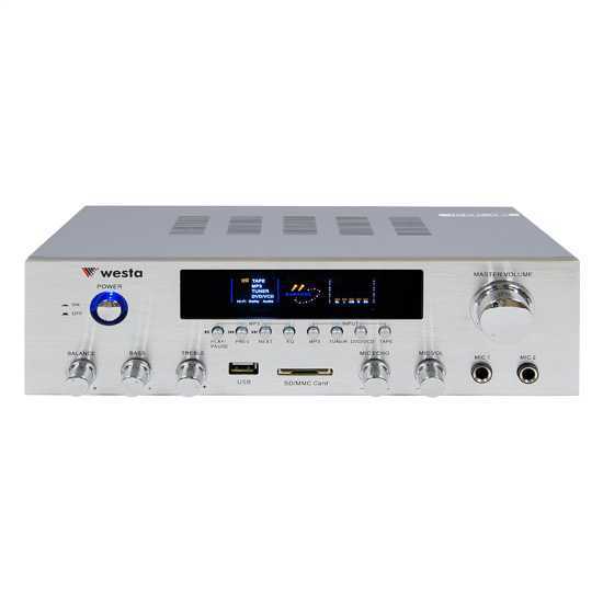 2x16 Watt USB Okuyuculu Dijital Stereo Amfi