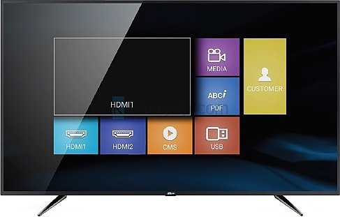 55 inc ULTRA HD Wifi, Android, HDMI, VGA LCD Monitör