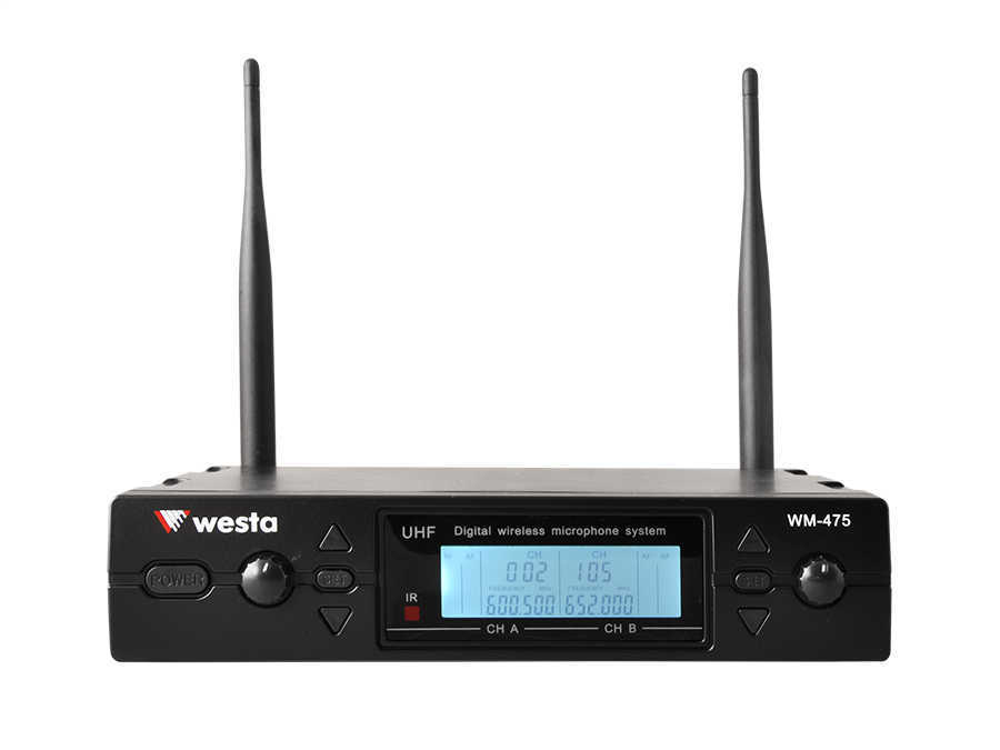 2 Kanal UHF Telsiz Mikrofon Receiver