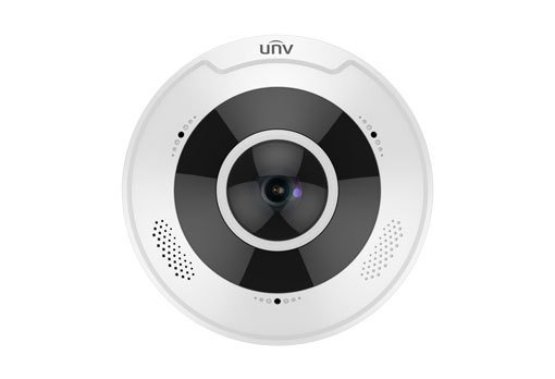 12.0MP 1.8mm Lens 10Mt. IR Dahili Mikrofon+Hoparlör 4K Ultra HD Vandal-Resistant Fisheye IP Kamera