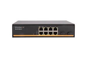 8x10/100/1000M RJ45 Port + 2xSFP Fiber Port, Tak-Çalıştır Gigabit Network Switch