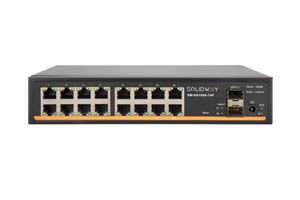 16x10/100/1000M RJ45 Port + 2 x SFP Fiber Port, Tak-Çalıştır Gigabit Network Switch