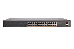24x10/100/1000M RJ45 Port + 2 x SFP Fiber Port, Tak-Çalıştır Gigabit Network Switch