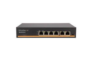 4 Port 10/100/1000M POE Port+1 Port Gigabit Uplink Port+1 Port SFP Fiber Port (65 Watt)