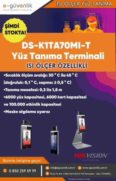 Isı Ölçer Özellikli Yüz Tanımalı Terminali