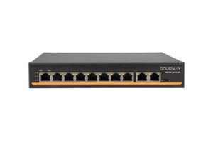 8 Port 10/100 POE Port+2 Port 10/100 Uplink Port (96 Watt), Tak-Çalıştır PoE Network Switch
