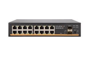 16 Port 10/100/1000M RJ45 Port + 2 Port SFP Fiber Port, Web Yönetilebilir Gigabit Network Switch