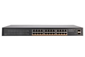 24 Port 10/100/1000M RJ45 Port + 2 Port SFP Fiber Port, Web Yönetilebilir Gigabit Network Switch