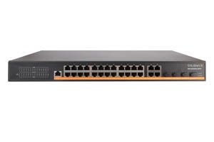 24 x 10/100 /1000M POE port+4 x SFP/RJ45 Combo Port+1 x Console Port (400 Watt), Web Yönetilebilir Gigabit Network Switch