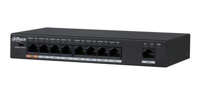 8 Port PoE Switch (8FE PoE +1 FE) - 250 Metre Uzaklığa PoE İletimi