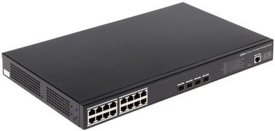 16 Port PoE Gigabit Yönetilebilir Switch (16GE PoE +4 GE SFP)