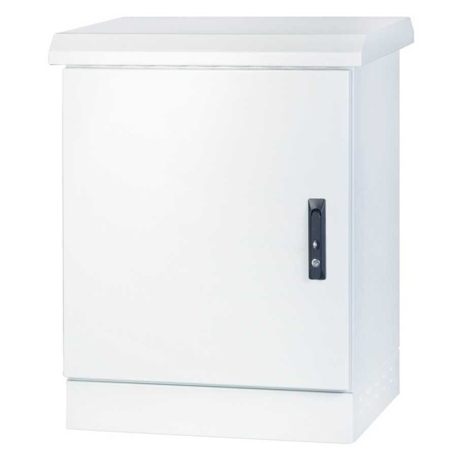 7U 600x600 IP66 Outdoor Zemin Tipi / Tek Cidarlı 100mm Bazalı