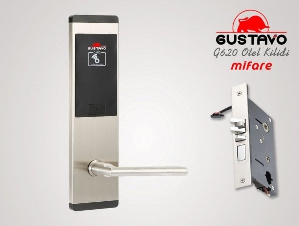GUSTAVO G620 Mifare Otel Odası Kapı Kilidi