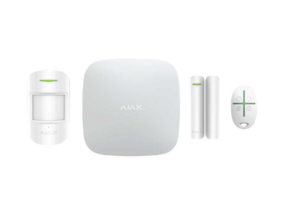 Ajax HUB KIT-W Kablosuz Alarm Seti (GSM Modülü+Network Mod.Dahil)