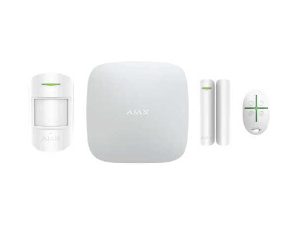 Ajax HUB KIT-W Kablosuz Alarm Seti (GSM Modülü+Network Mod.Dahil)