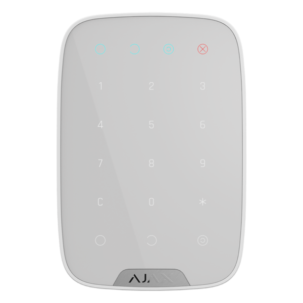 Ajax KEYPAD-W Kablosuz Dokunmatik Keypad - Beyaz